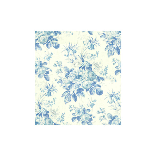 LEE JOFA BFC-3500.515.0 CAROLINE BLUE Fabric - Eade's Wallpaper