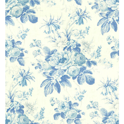 LEE JOFA BFC-3500.515.0 CAROLINE BLUE Fabric - Eade's Wallpaper