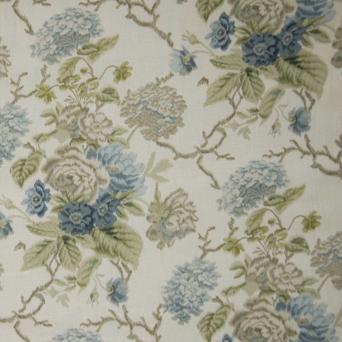 LEE JOFA BFC-3505.53.0 CHELVERTON II BLUE/GREEN Fabric - Eade's Wallpaper