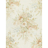 LEE JOFA BFC-3506.713.0 SHERBOURNE II PEACH/AQUA Fabric - Eade's Wallpaper
