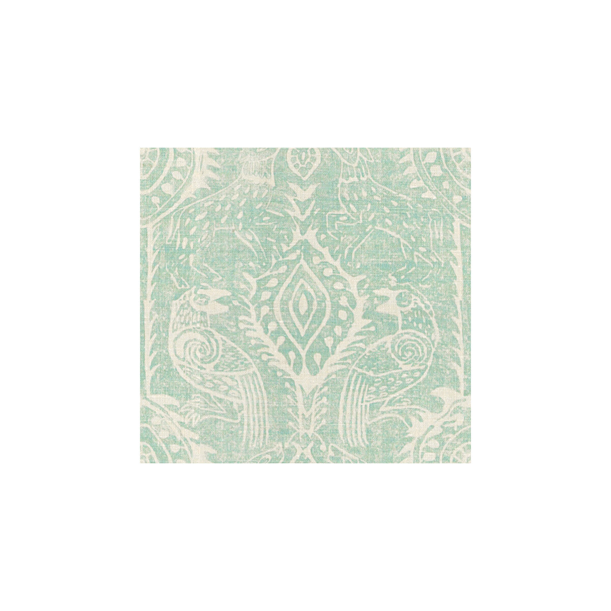 LEE JOFA BFC-3512.13.0 BEASTIES AQUA Fabric - Eade's Wallpaper
