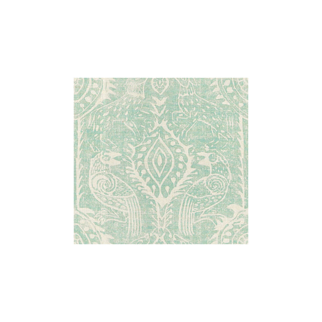 LEE JOFA BFC-3512.13.0 BEASTIES AQUA Fabric - Eade's Wallpaper