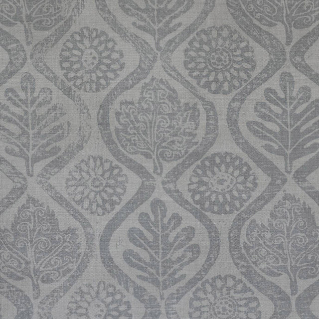 LEE JOFA BFC-3514.116.0 OAKLEAVES FRENCH GREY Fabric - Eade's Wallpaper