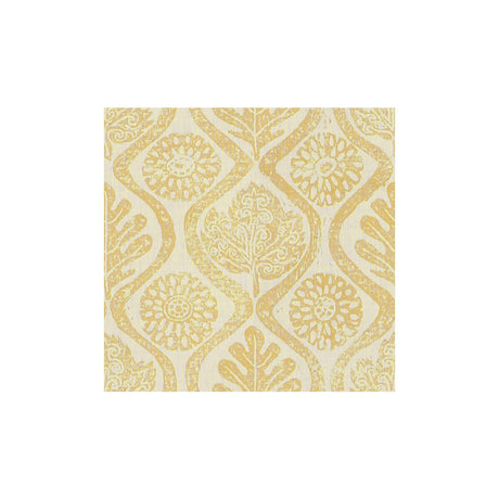 LEE JOFA BFC-3514.14.0 OAKLEAVES YELLOW Fabric - Eade's Wallpaper