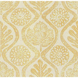 LEE JOFA BFC-3514.14.0 OAKLEAVES YELLOW Fabric - Eade's Wallpaper