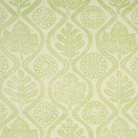 LEE JOFA BFC-3514.23.0 OAKLEAVES LIME Fabric - Eade's Wallpaper