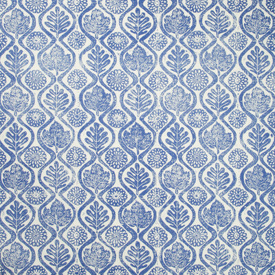 LEE JOFA BFC-3514.50.0 OAKLEAVES AZURE Fabric - Eade's Wallpaper