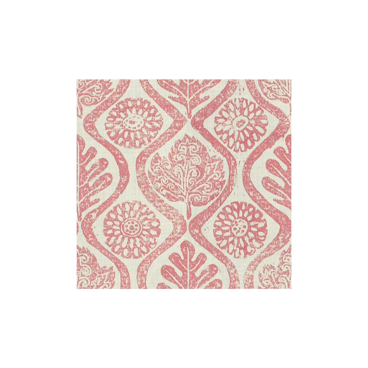 LEE JOFA BFC-3514.79.0 OAKLEAVES PINK Fabric - Eade's Wallpaper