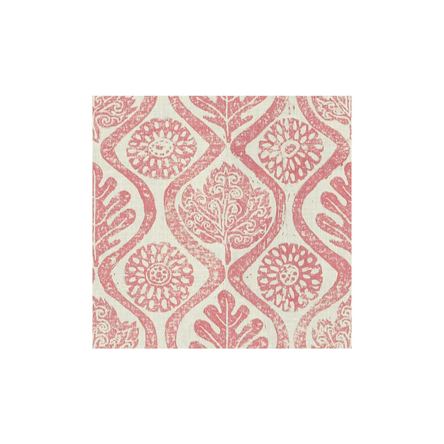 LEE JOFA BFC-3514.79.0 OAKLEAVES PINK Fabric - Eade's Wallpaper