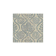 LEE JOFA BFC-3515.15.0 OAKLEAVES BLUE/OATMEAL Fabric - Eade's Wallpaper