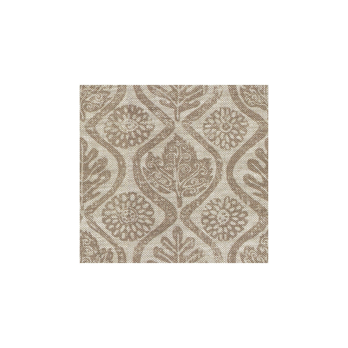 LEE JOFA BFC-3515.6.0 OAKLEAVES TAUPE/OAT Fabric - Eade's Wallpaper