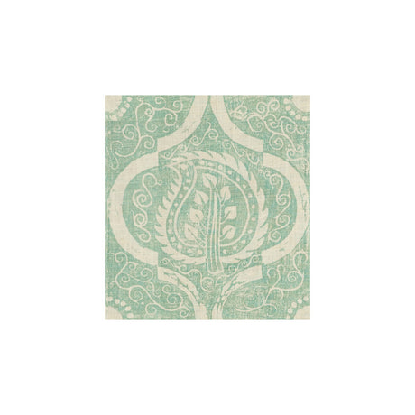 LEE JOFA BFC-3516.13.0 PERSIAN LEAF AQUA Fabric - Eade's Wallpaper