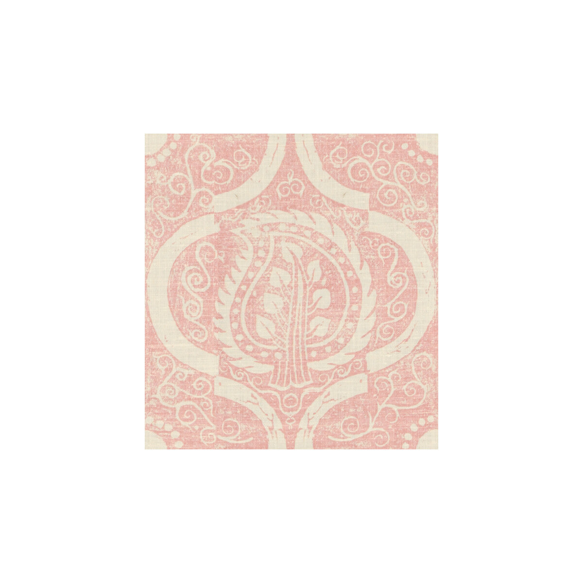 LEE JOFA BFC-3516.17.0 PERSIAN LEAF PINK Fabric - Eade's Wallpaper