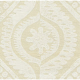 LEE JOFA BFC-3518.101.0 DAMASK WHITE Fabric - Eade's Wallpaper