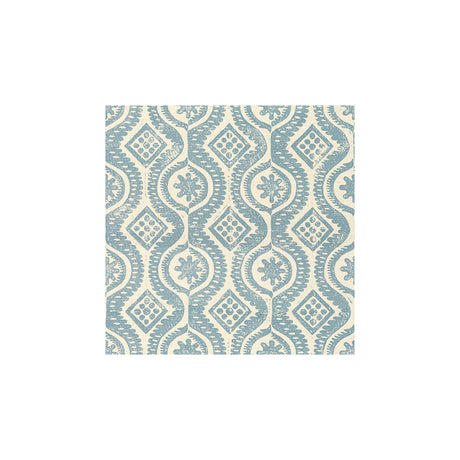 LEE JOFA BFC-3518.15.0 DAMASK BLUE Fabric - Eade's Wallpaper