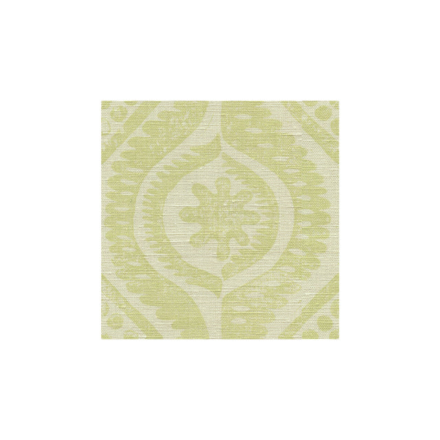 LEE JOFA BFC-3518.23.0 DAMASK LIME Fabric - Eade's Wallpaper