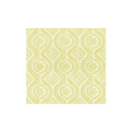 LEE JOFA BFC-3518.40.0 DAMASK YELLOW Fabric - Eade's Wallpaper