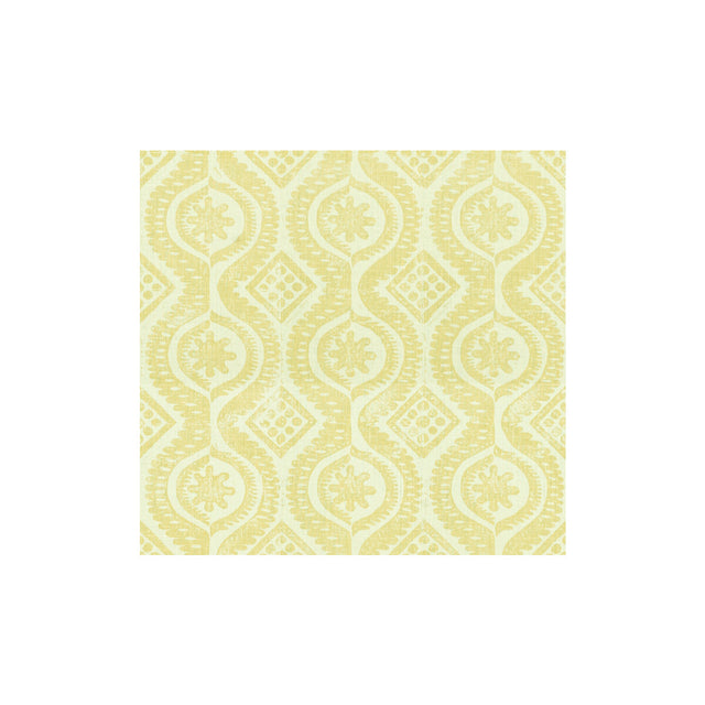 LEE JOFA BFC-3518.40.0 DAMASK YELLOW Fabric - Eade's Wallpaper
