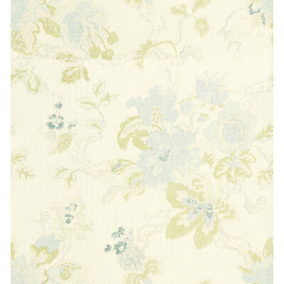LEE JOFA BFC-3520.315.0 PARNHAM BLUE/GREEN Fabric - Eade's Wallpaper
