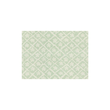 LEE JOFA BFC-3521.13.0 POMEROY AQUA/OYSTER Fabric - Eade's Wallpaper