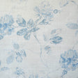 LEE JOFA BFC-3534.15.0 MARLOW BLUE/OYSTER Fabric - Eade's Wallpaper
