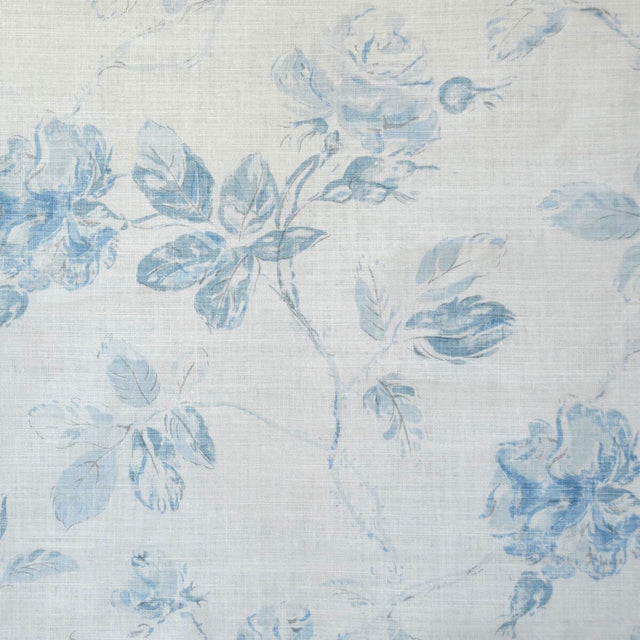 LEE JOFA BFC-3534.15.0 MARLOW BLUE/OYSTER Fabric - Eade's Wallpaper