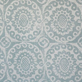 LEE JOFA BFC-3623.3.0 PINEAPPLE ON OYSTER AQUA Fabric - Eade's Wallpaper