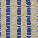 LEE JOFA BFC-3624.450.0 SALTAIRE INDIGO/YELLOW/AQUA Fabric - Eade's Wallpaper