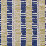 LEE JOFA BFC-3624.450.0 SALTAIRE INDIGO/YELLOW/AQUA Fabric - Eade's Wallpaper