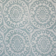 LEE JOFA BFC-3628.3.0 PINEAPPLE ON OATMEAL AQUA Fabric - Eade's Wallpaper