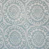 LEE JOFA BFC-3628.3.0 PINEAPPLE ON OATMEAL AQUA Fabric - Eade's Wallpaper