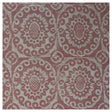 LEE JOFA BFC-3628.7.0 PINEAPPLE ON OATMEAL PINK Fabric - Eade's Wallpaper