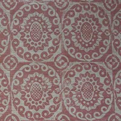 LEE JOFA BFC-3628.7.0 PINEAPPLE ON OATMEAL PINK Fabric - Eade's Wallpaper