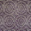 LEE JOFA BFC-3629.10.0 PINEAPPLE ON RUSTIC AUBERGINE Fabric - Eade's Wallpaper