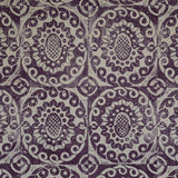 LEE JOFA BFC-3629.10.0 PINEAPPLE ON RUSTIC AUBERGINE Fabric - Eade's Wallpaper