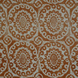 LEE JOFA BFC-3629.12.0 PINEAPPLE ON RUSTIC PUMPKIN Fabric - Eade's Wallpaper