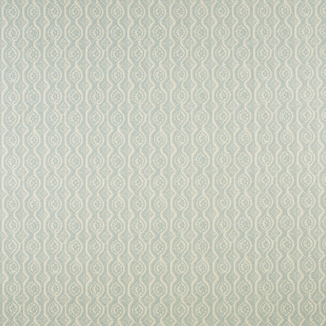 LEE JOFA BFC-3642.13.0 SMALL DAMASK AQUA Fabric - Eade's Wallpaper