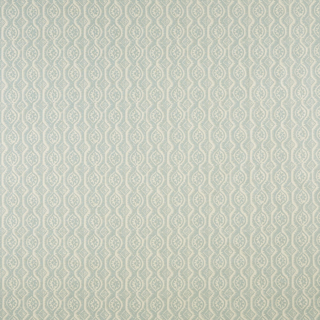 LEE JOFA BFC-3642.13.0 SMALL DAMASK AQUA Fabric - Eade's Wallpaper