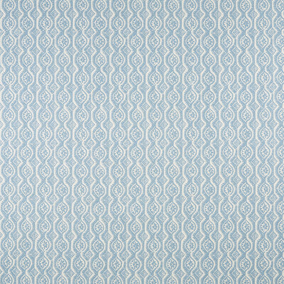 LEE JOFA BFC-3642.5.0 SMALL DAMASK BLUE Fabric - Eade's Wallpaper