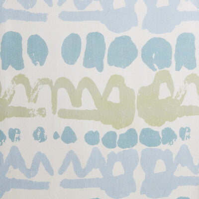 LEE JOFA BFC-3649.2313.0 ALTAMIRA LIME/BLUE Fabric - Eade's Wallpaper