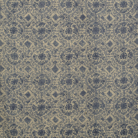 LEE JOFA BFC-3652.5.0 ASHCOMBE BLUE Fabric - Eade's Wallpaper
