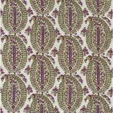 LEE JOFA BFC-3660.103.0 ANOUSHKA PLUM/GREEN Fabric - Eade's Wallpaper