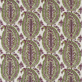 LEE JOFA BFC-3660.103.0 ANOUSHKA PLUM/GREEN Fabric - Eade's Wallpaper