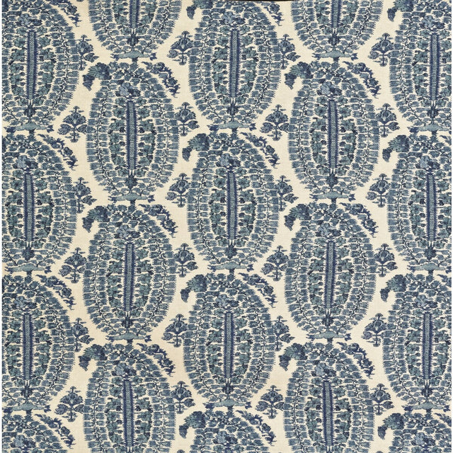 LEE JOFA BFC-3660.5.0 ANOUSHKA BLUE Fabric - Eade's Wallpaper