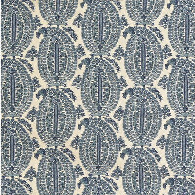 LEE JOFA BFC-3660.5.0 ANOUSHKA BLUE Fabric - Eade's Wallpaper