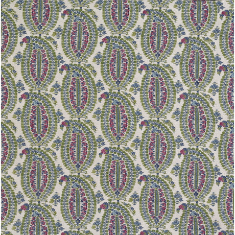 LEE JOFA BFC-3660.75.0 ANOUSHKA PINK/BLUE Fabric - Eade's Wallpaper