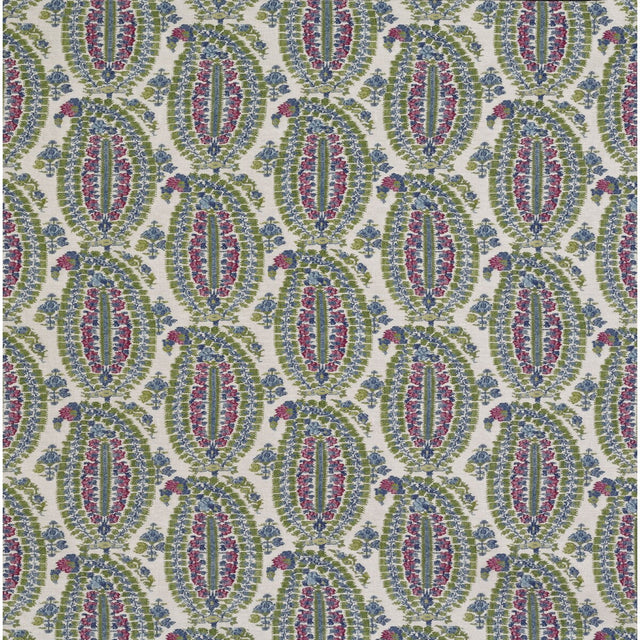 LEE JOFA BFC-3660.75.0 ANOUSHKA PINK/BLUE Fabric - Eade's Wallpaper