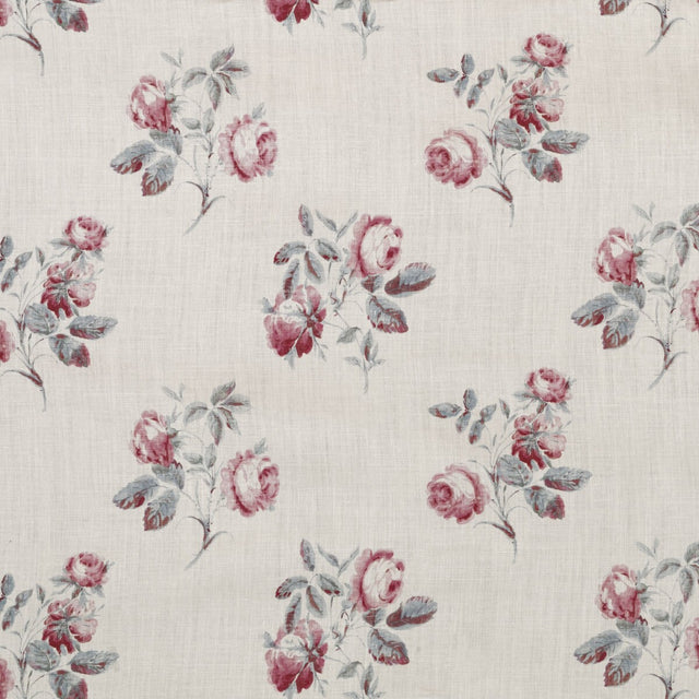 LEE JOFA BFC-3661.137.0 SIMSBURY AQUA/PINK Fabric - Eade's Wallpaper