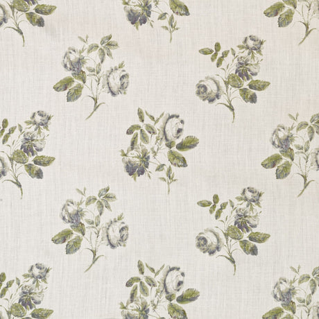 LEE JOFA BFC-3661.235.0 SIMSBURY LIME/BLUE Fabric - Eade's Wallpaper