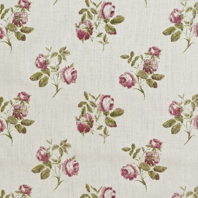 LEE JOFA BFC-3661.723.0 SIMSBURY ROSE/GREEN Fabric - Eade's Wallpaper